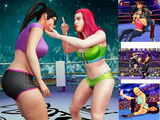 Women Wrestling Fighting Game